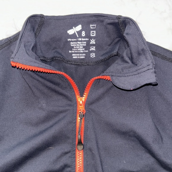 2 Piece Set, 7/8 Leggings & Full-Zip Long Sleeve Jacket, Size 8 - Picture 7 of 16